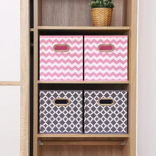 Collapsible Fabric Storage Cube, Foldable Closet Organizer Bin