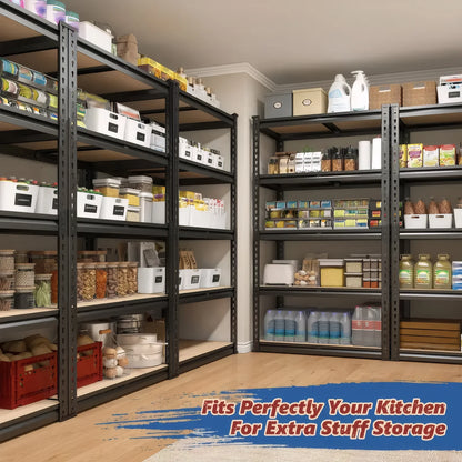 Heavy-Duty Garage Shelving Unit, 5-Tier Adjustable Storage Shelves