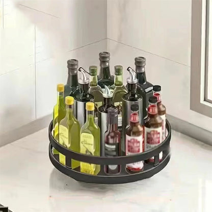 Rotating Spice Rack Organizer, 360-Degree Turntable Kitchen Storage