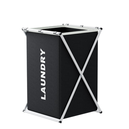 Sectioned Laundry Hamper, Foldable Dual-Compartment Sorting Basket